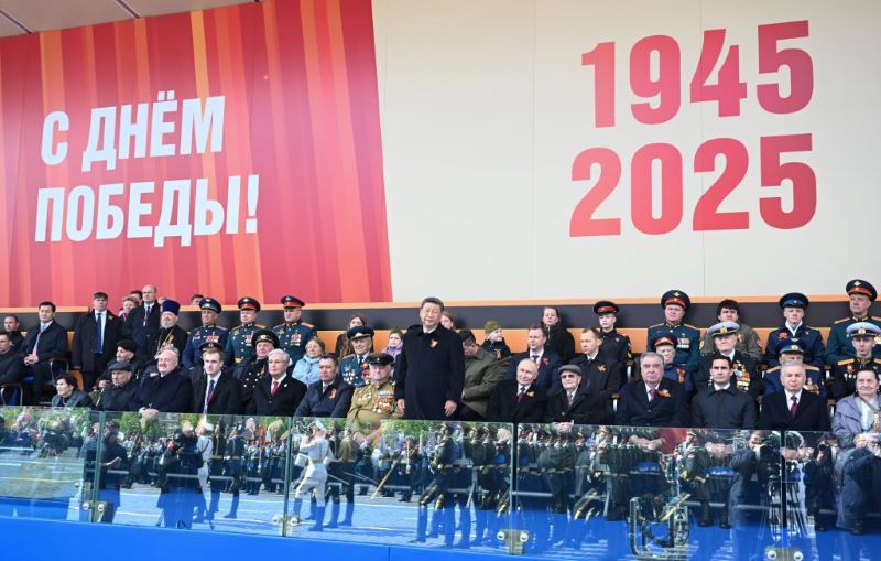 ҚХР Төрағасы Си Цзиньпин Ресейдің Кеңес Одағының Ұлы Отан соғысы жеңісінің 80 жылдығын еске алу мерекесіне қатысты