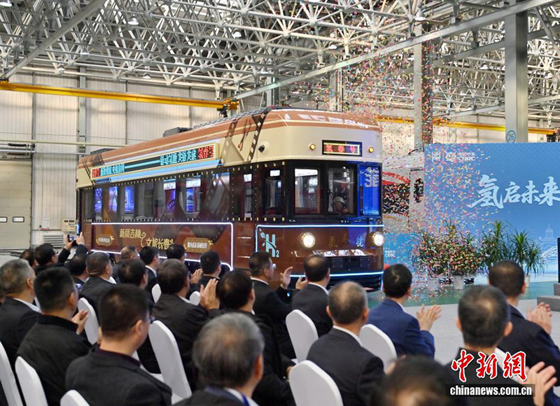 Қытайдың алғашқы сутегі энергетикалық мәдени туристік пойызы Чанчуньда жасалып болды