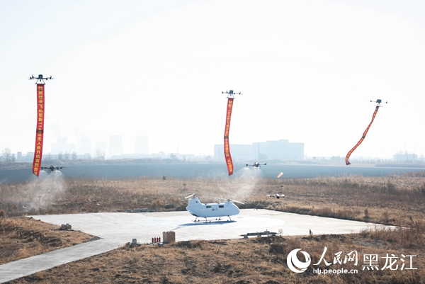 «Аспандағы ауыр жүк көлігі»－T1400 ұшқышсыз тікұшағы алғашқы рейсін сәтті орындады