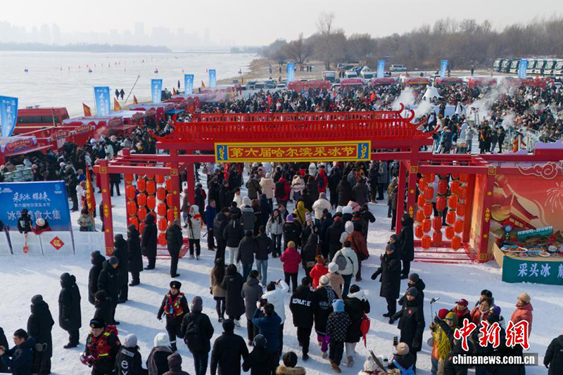 6-ншы Харбин мұз жинау фестивалі басталды