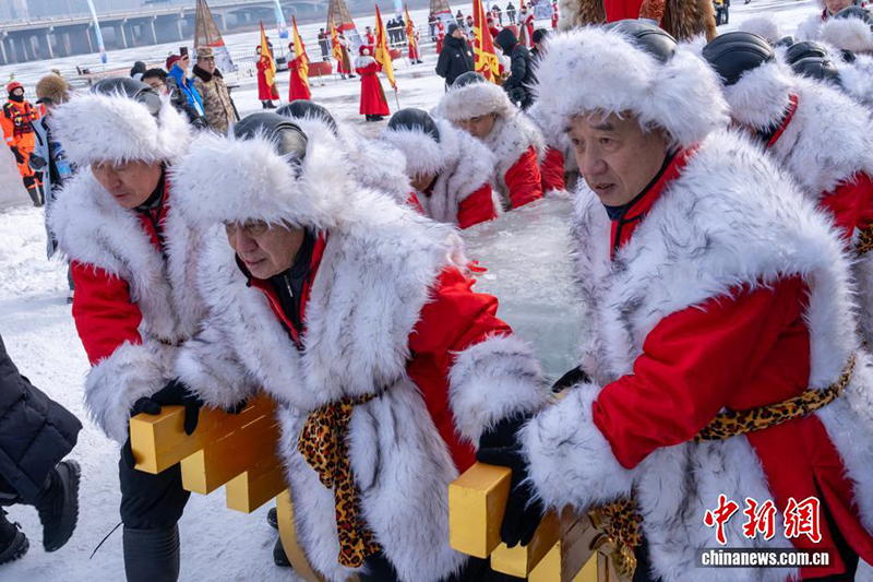 6-ншы Харбин мұз жинау фестивалі басталды