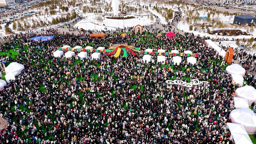 Қазақстанның Астана қаласында Наурыз мейрамына арналған ауқымды іс-шаралар өтуде