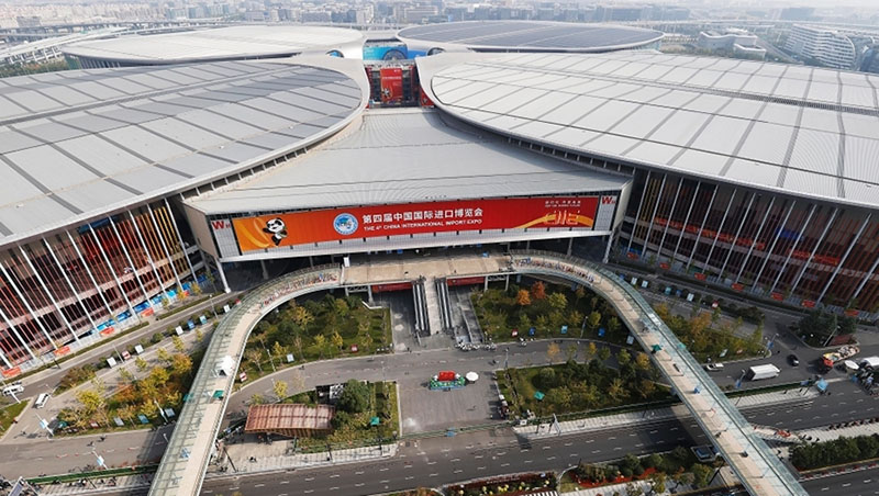 4-інші CIIE-дің ашылуына Ұлттық көрме және конгресс орталығы сақадай сай