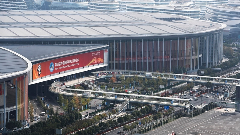 4-інші CIIE-дің ашылуына Ұлттық көрме және конгресс орталығы сақадай сай