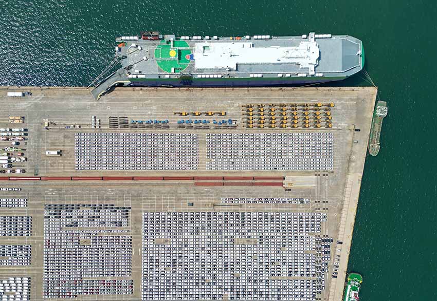 Шаньдунның Янтай порты: автокөлік экспорты жандана түсті