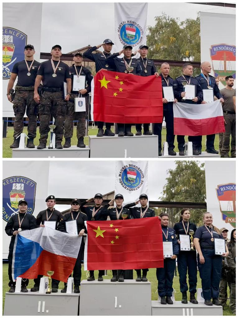 Қытай полицейлер құрамасы тапанша атудан әлем чемпионатында бірнеше медаль жеңіп алды