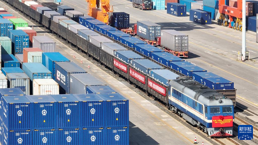 Тяньцзиньнен Орталық Азияға бағытталған пойыз жоспарланған маршрутқа қосылды