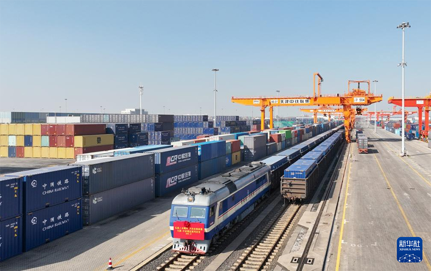 Тяньцзиньнен Орталық Азияға бағытталған пойыз жоспарланған маршрутқа қосылды