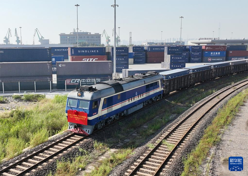 Тяньцзиньнен Орталық Азияға бағытталған пойыз жоспарланған маршрутқа қосылды