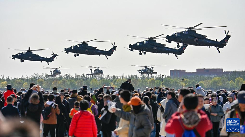 Қытайдың 7-інші Тяньцзинь Халықаралық тікұшақ көрмесінің ашық есік күні басталды