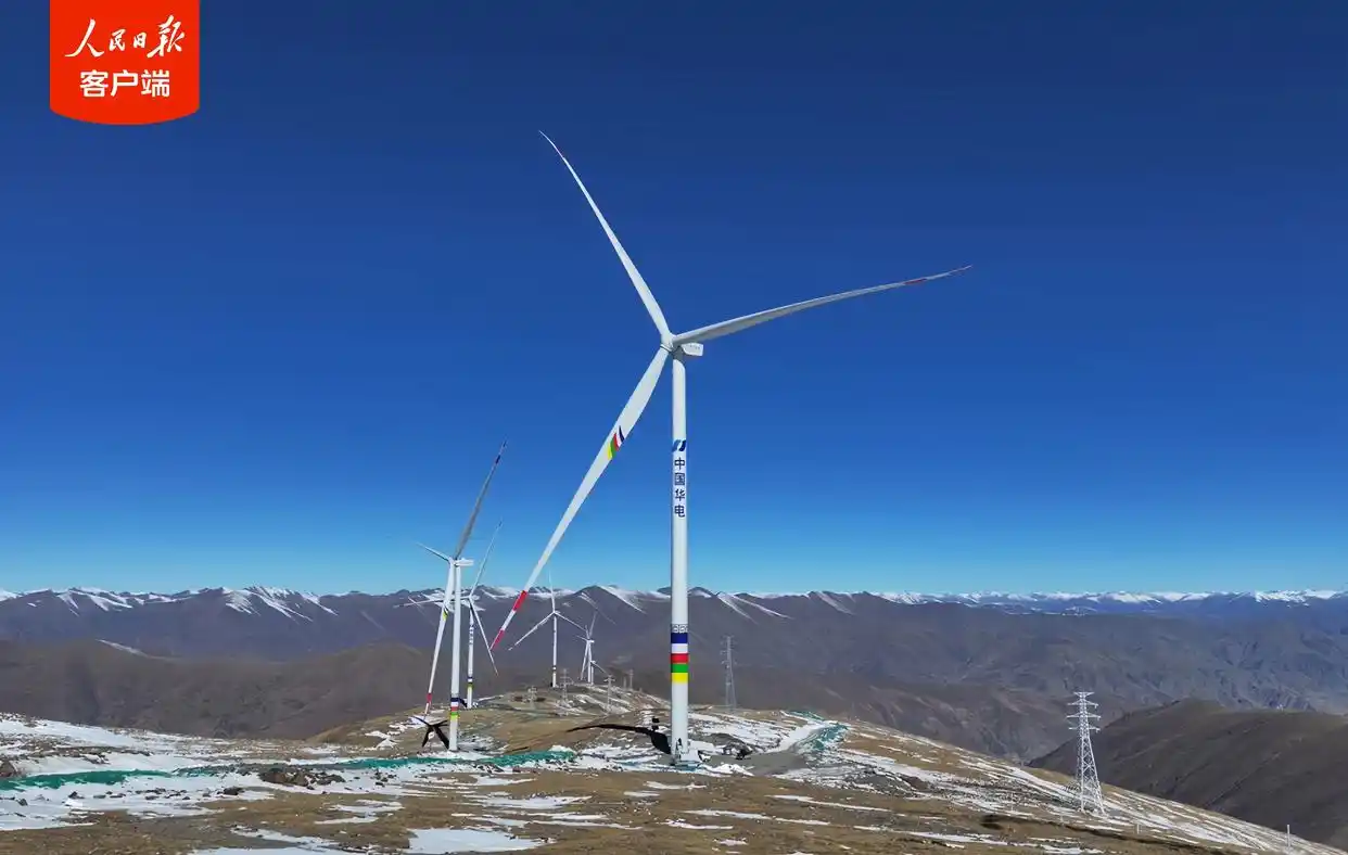 Сицзанда теңіз деңгейінен ең биікте орналасқан жел энергетикасы жобасы іске қосылды